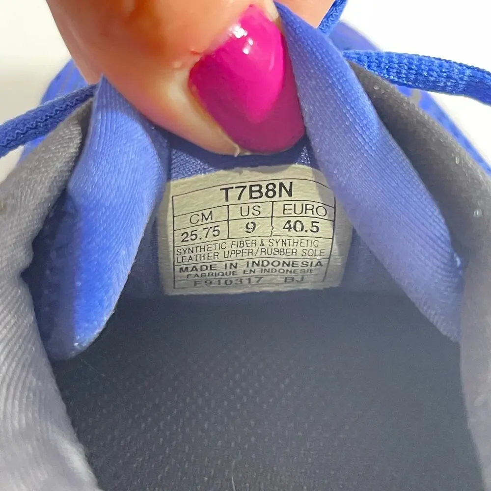 Asics Running Shoes Gel Cumulus 19 Blue Orange Women's Size 9 Sneakers T7B8N
